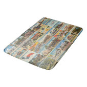 Old Texas Postkarten Bath Mat Badematte (Schrägansicht)