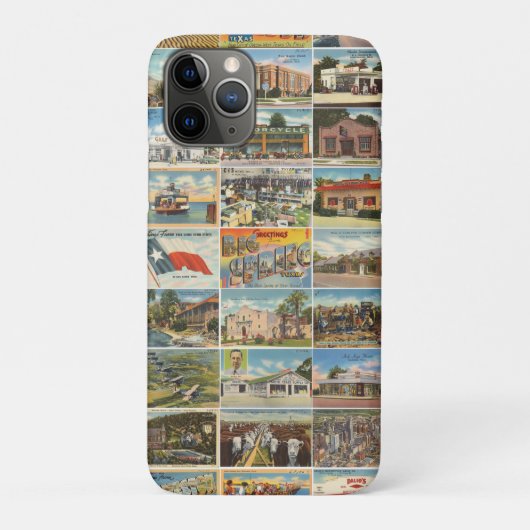 Old Texas Postkarten iPhone / iPad Fall Case-Mate iPhone Hülle (Rückseite)