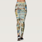 Old Texas Postkarten Leggings (Rückseite)