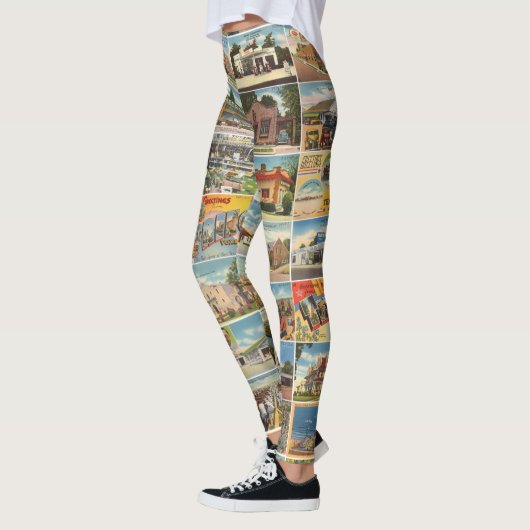 Old Texas Postkarten Leggings (Links)