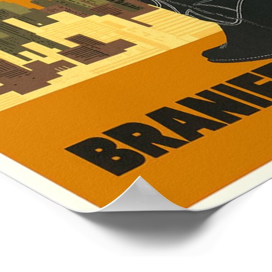 Old Texas Reiseplakat Poster (Ecke)