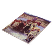 "Old Texas" von W Herbert Dunton Fliese (Seite)