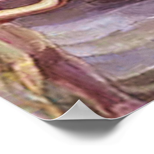 "Old Texas" von W Herbert Dunton Poster (Ecke)