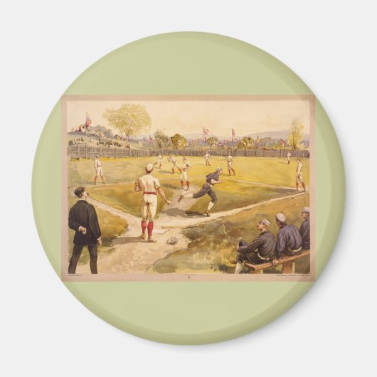 Old Time Base Ball Magnet (Vorne)