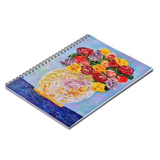 Old Time Bouquet Notebook Notizblock (Linke Seite)