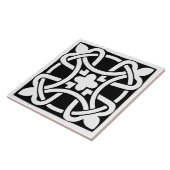 Old Time Classic Black and White Traditional Fliese (Seite)