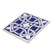 Old Time Classic Dark Blue and White Traditional Fliese (Seite)