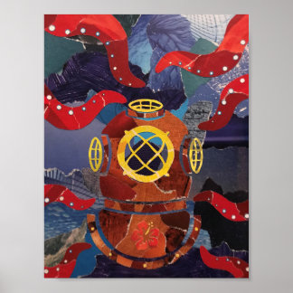 Old Time Dive - Druck Poster