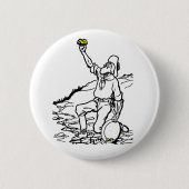 Old Time Gold Miner Prospector Button (Vorderseite)