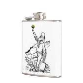 Old Time Gold Miner Prospector Flachmann (Links)