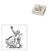 Old Time Gold Miner Prospector Gummistempel (Stempel)