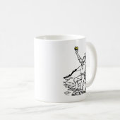 Old Time Gold Miner Prospector Kaffeetasse (VorderseiteRechts)