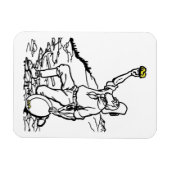 Old Time Gold Miner Prospector Magnet (Horizontal)