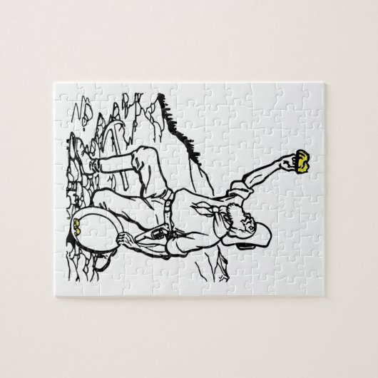 Old Time Gold Miner Prospector Puzzle (Horizontal)