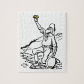 Old Time Gold Miner Prospector Puzzle (Vertikal)