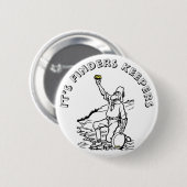 Old Time Gold Prospector Button (Vorne & Hinten)