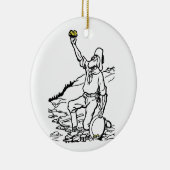 Old Time Gold Prospector Keramik Ornament (Rechts)