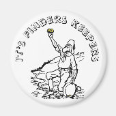 Old Time Gold Prospector Magnet (Vorne)