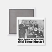 Old Time Music Magnet (Vorderseite/Rückseite)