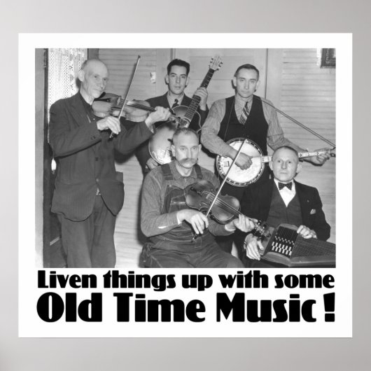 Old Time Music Poster (Vorne)