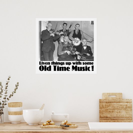 Old Time Music Poster (Küche)