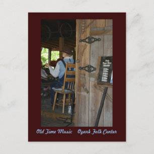 Old Time Music Postkarte