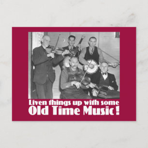 Old Time Musik K Postkarte