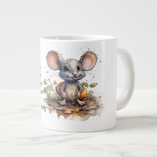 Old Time Survivor Jumbo Keramik Tasse (Vorderseite Rechts)