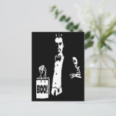 Old Time Vampire Trick-or-Treater Postkarte (Stehend Vorderseite)