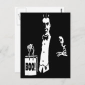 Old Time Vampire Trick-or-Treater Postkarte (Vorne/Hinten)