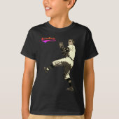 Old Time Vintag Baseball Pitcher T-Shirt (Vorderseite)