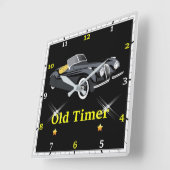 Old Timer Jaguar Wanduhr (Winkel)