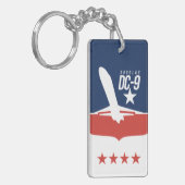 Old Timer Jet Schlüsselanhänger (Vorderseite links)