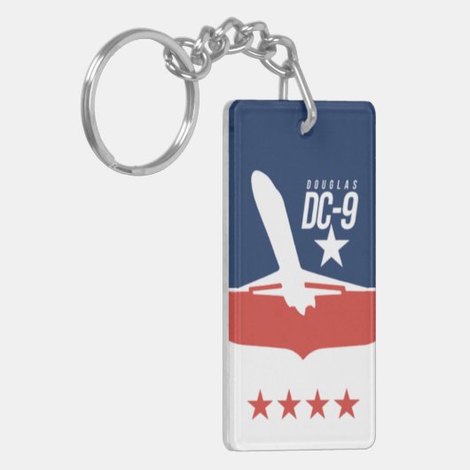 Old Timer Jet Schlüsselanhänger (Vorderseite links)