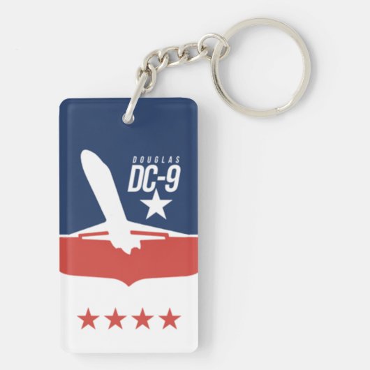 Old Timer Jet Schlüsselanhänger (Rückseite)