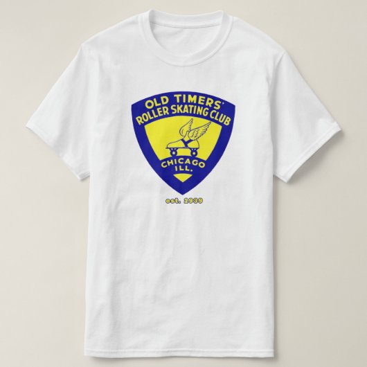 Old Timers Roller Skaten Club Chicago T-Shirt (Design vorne)