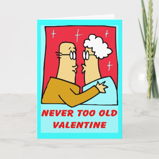 Old Timers Valentine Feiertagskarte (Vorderseite)