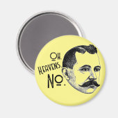 Old Timey Gentleman Magnet (Vorderseite/Rückseite)