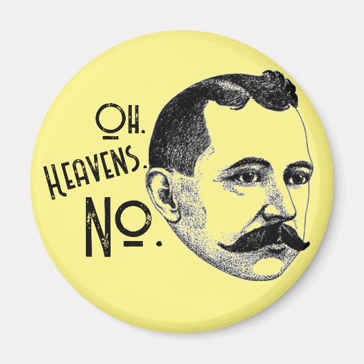 Old Timey Gentleman Magnet (Vorne)