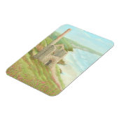 Old Tin Mine, Coast Path, Cornwall Foto Magnet (Linke Seite)