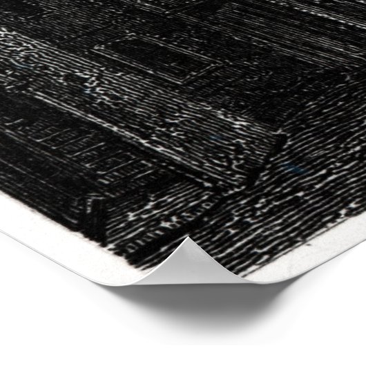 Old Tolbooth, Edinburgh Poster (Ecke)