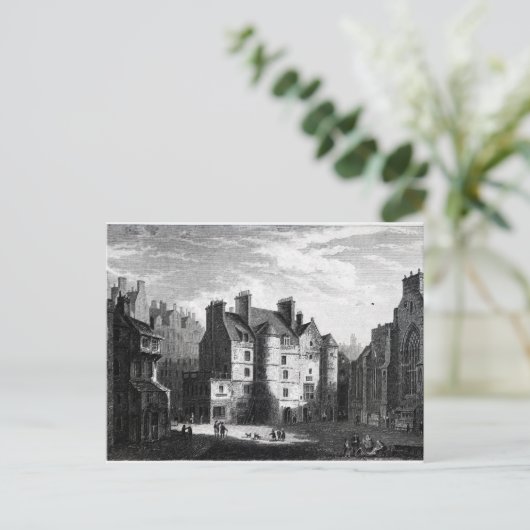 Old Tolbooth, Edinburgh Postkarte (Stehend Vorderseite)