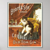 Old Tom Gin Vintage Poster (Vorne)