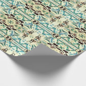 Old Toons Art Deco Giftwrap. Stil der 30er Jahre Geschenkpapier (Ecke)