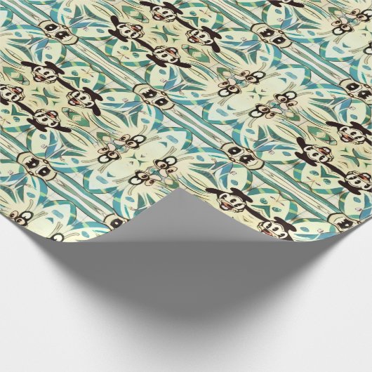 Old Toons Art Deco Giftwrap. Stil der 30er Jahre Geschenkpapier (Ecke)