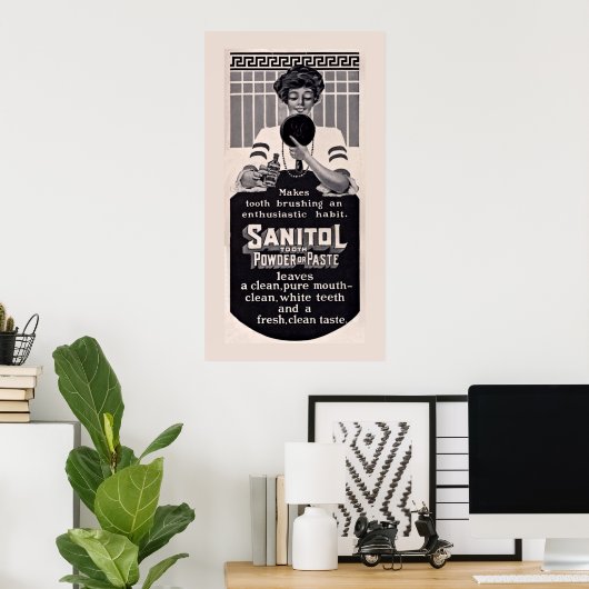 Old Tooth Paste Poster (Heimbüro)