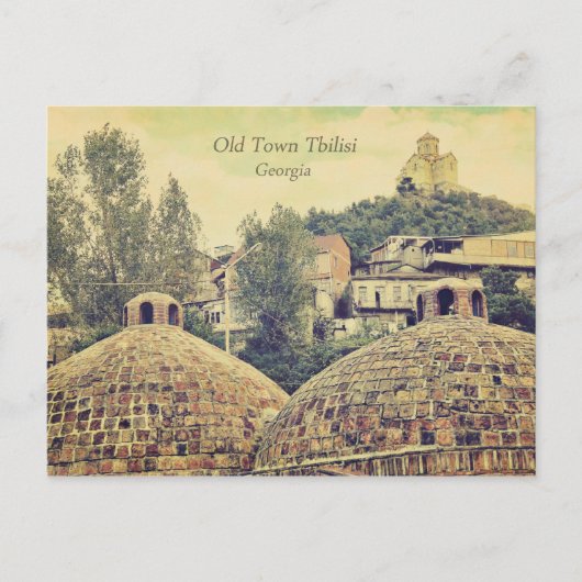 Old Town Tbilisi, Georgia - postcard Postkarte (Vorderseite)