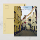 Old Town Vilnius Lithuania Postkarte (Vorne/Hinten)