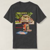 Old Trailways Bus Lines T-Shirt (Design vorne)