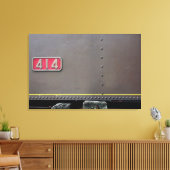 Old Train Mastrou Ich bin für die Instandhaltung L Leinwanddruck (Insitu (Wohnzimmer))